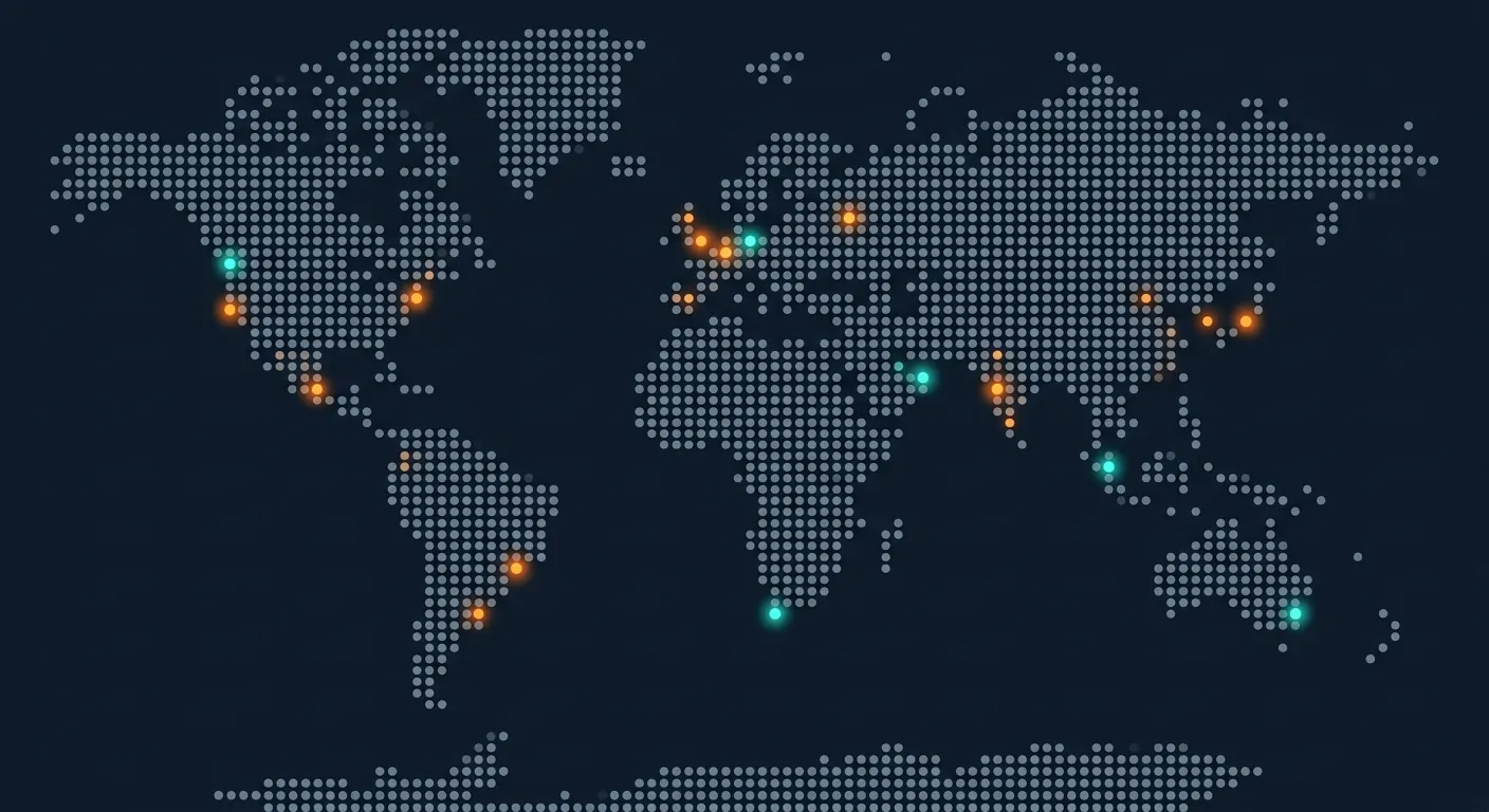 World map showing Silex deployments across North America, India, Australia and Europe